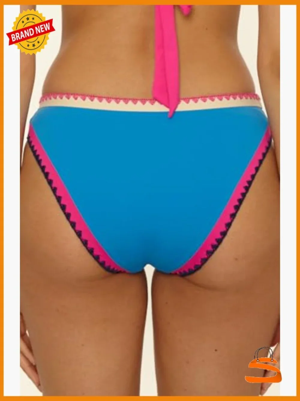 Medium Hipster Bikini Bottoms, Nylon Spandex, Cheeky Coverage Swimwear